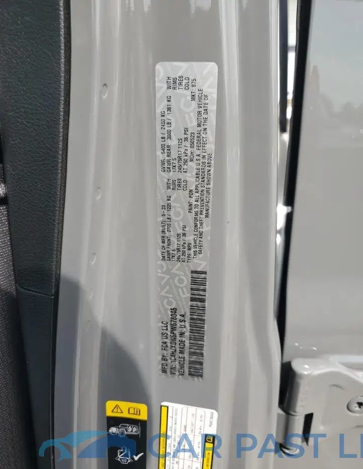 1C4HJXDN6PW678046# 12