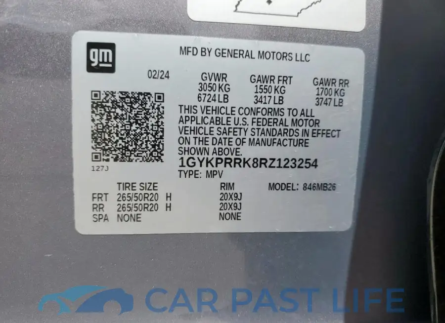 1GYKPRRK8RZ123254# 14