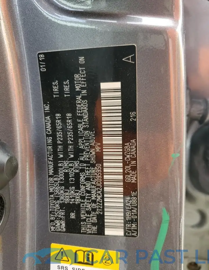 2T2ZZMCA2JC095950# 14