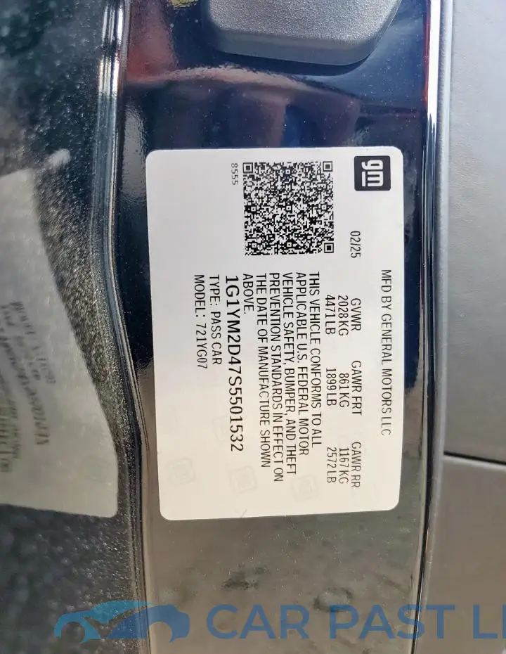1G1YM2D47S5501532# 12