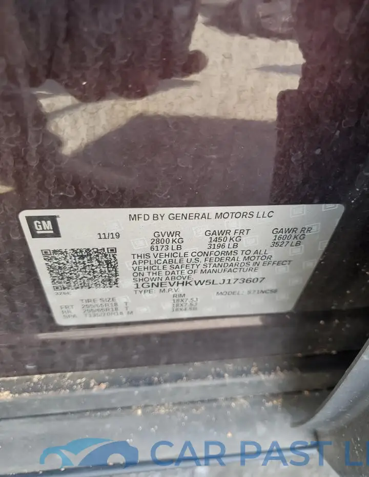 1GNEVHKW5LJ173607# 13