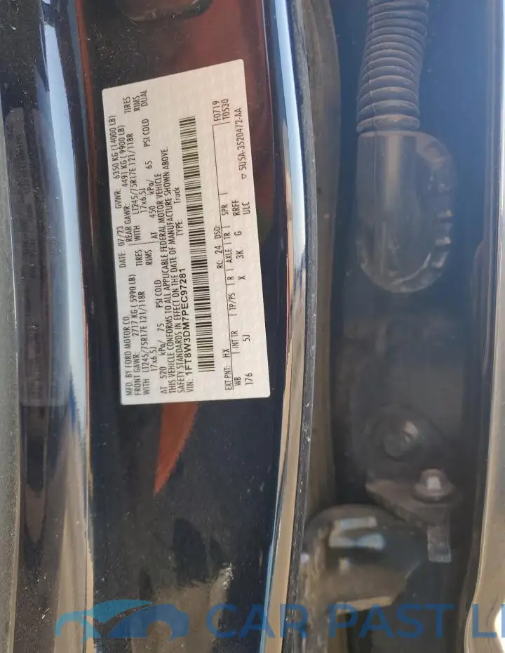 1FT8W3DM7PEC97281# 12