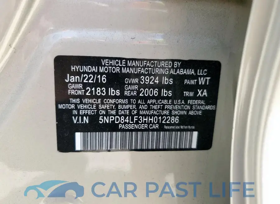 5NPD84LF3HH012286# 12