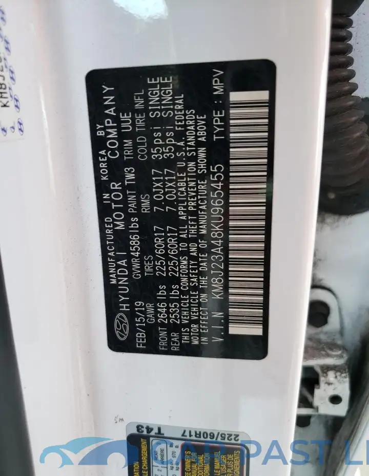 KM8J23A48KU965455# 13