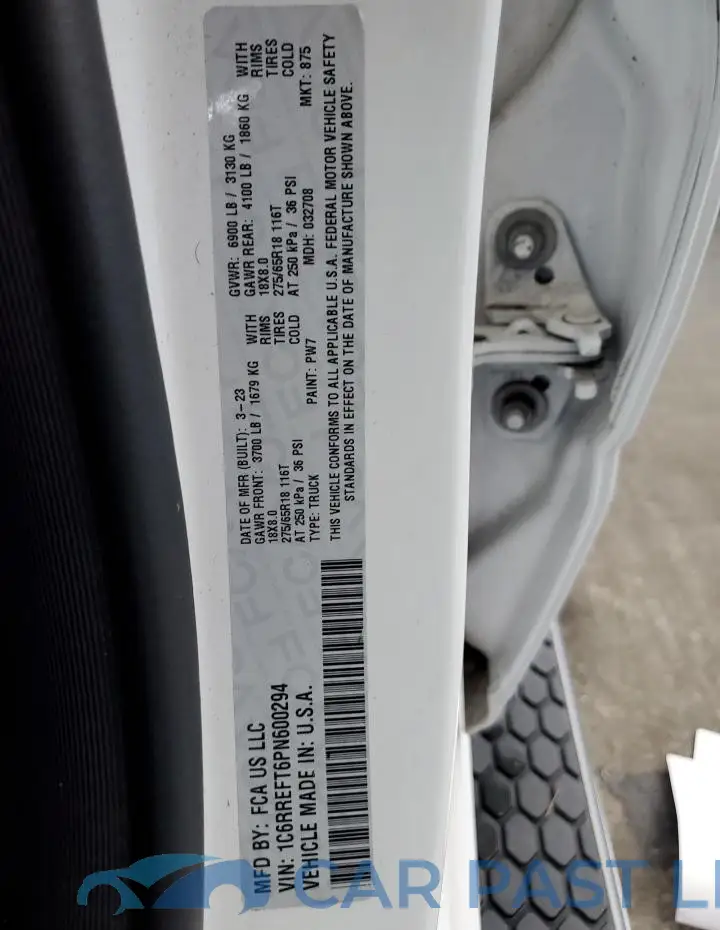 1C6RREFT6PN600294# 14