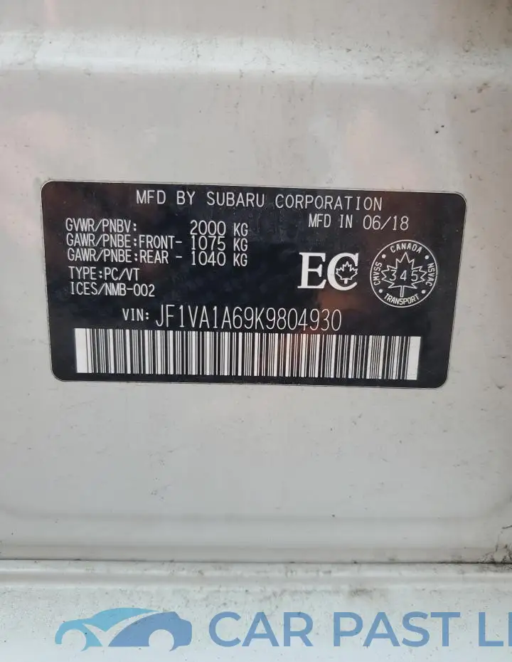 JF1VA1A69K9804930# 13