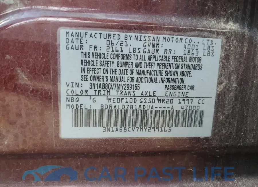 3N1AB8CV7MY299165# 12