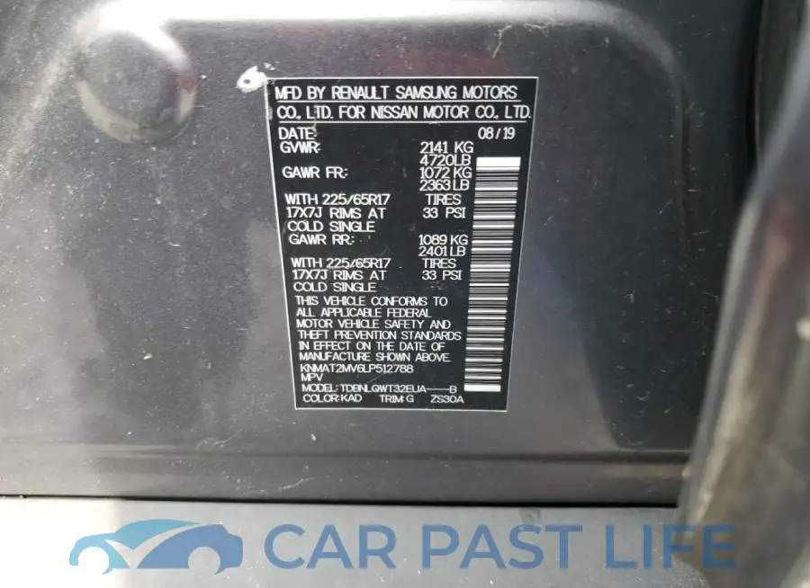 KNMAT2MV6LP512788# 13