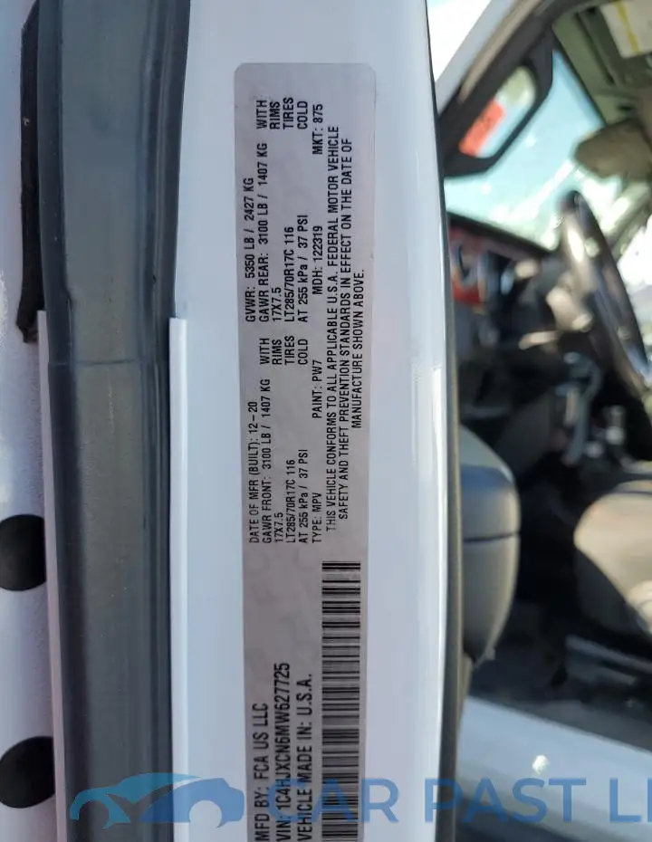 1C4HJXCN6MW627725# 12