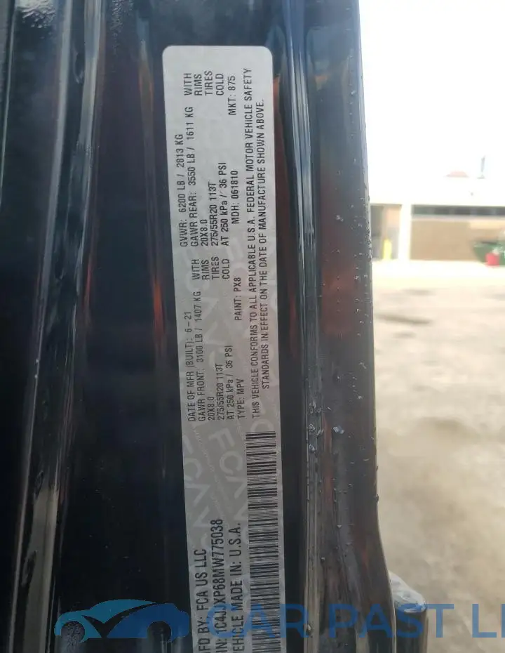 1C4JJXP68MW775038# 13