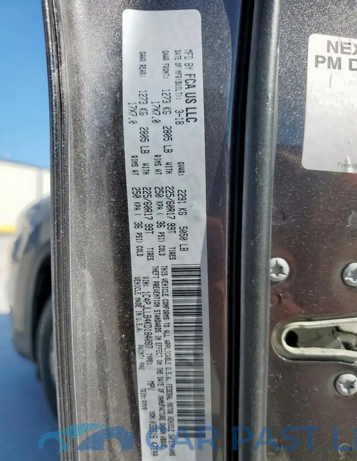 1C4PJLLB4KD184087# 13
