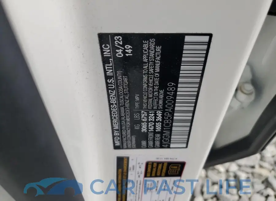 4JGGM1CB5PA009489# 13
