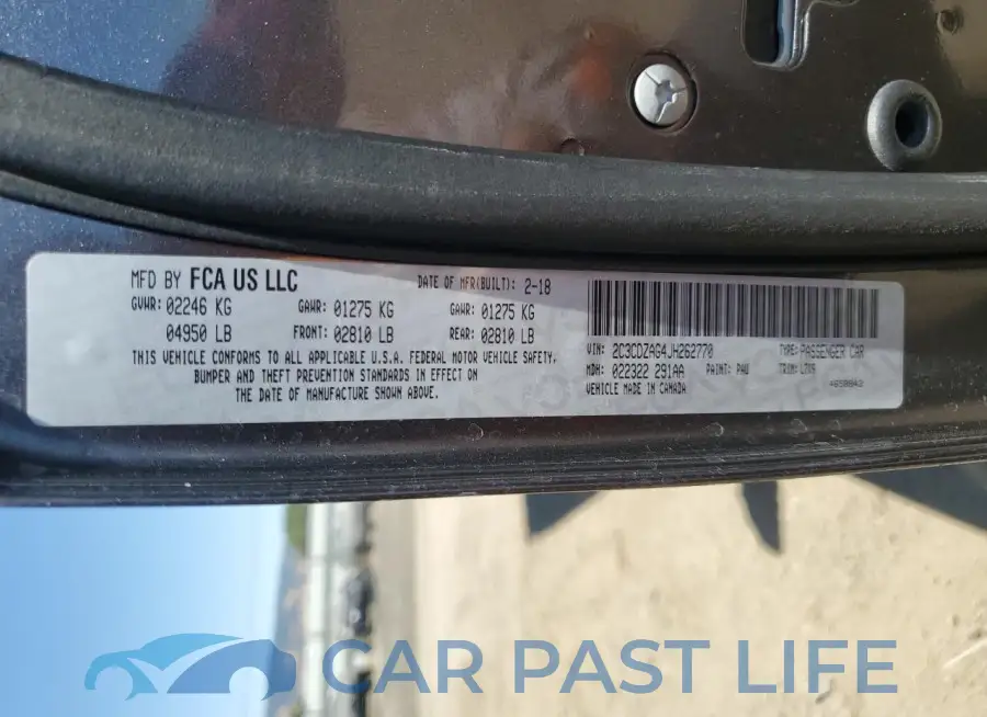 2C3CDZAG4JH262770# 12