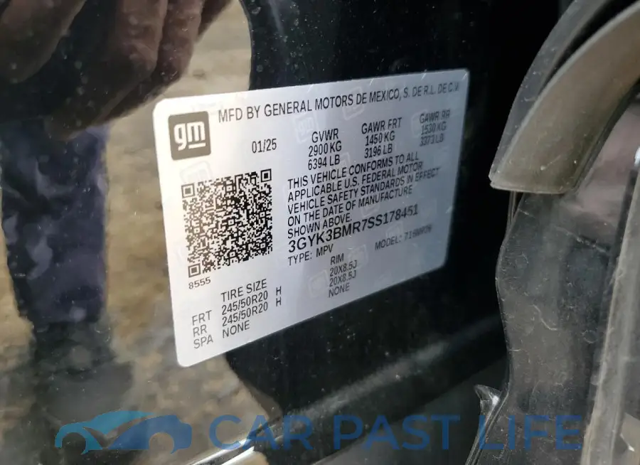 3GYK3BMR7SS178451# 12