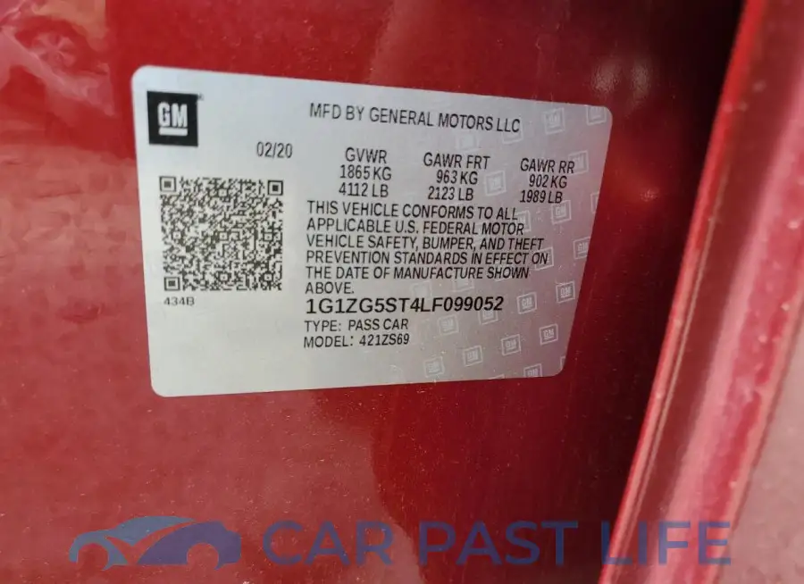 1G1ZG5ST4LF099052# 12