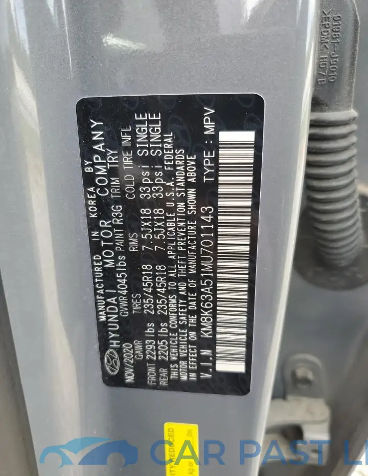KM8K63A51MU701143# 13
