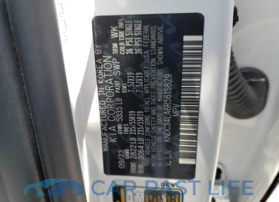 KNDC34LA6R5615829# 13