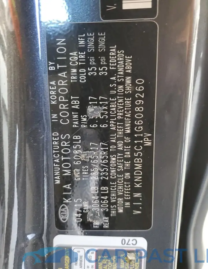 KNDMB5C11G6089260# 13