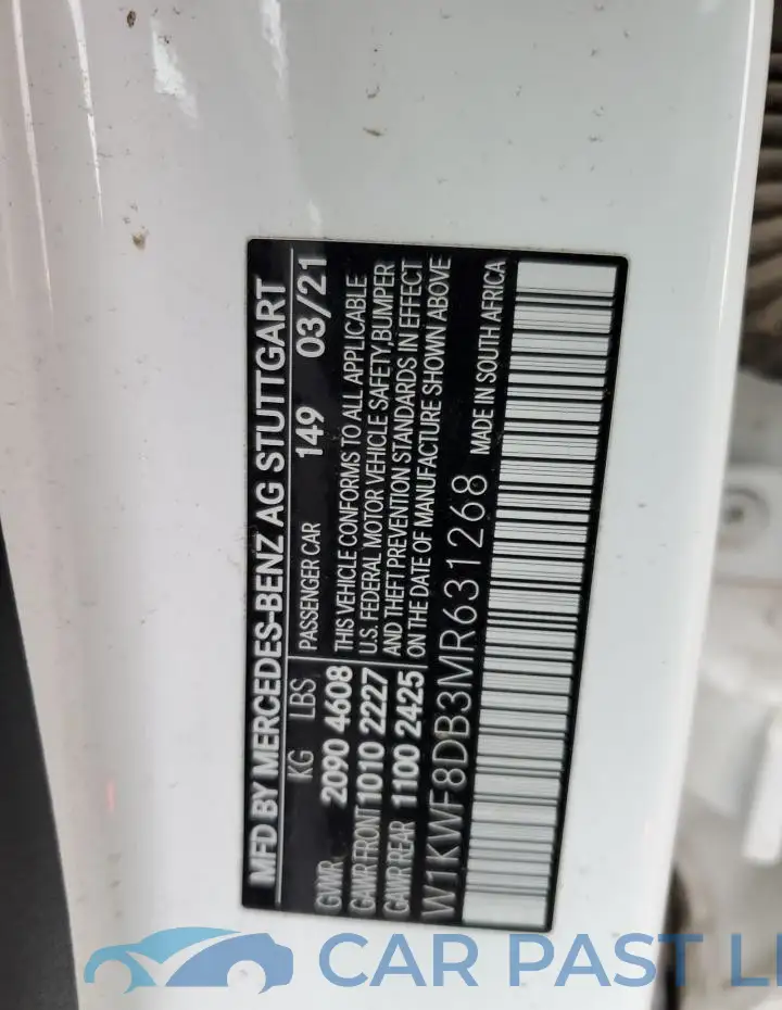 W1KWF8DB3MR631268# 12