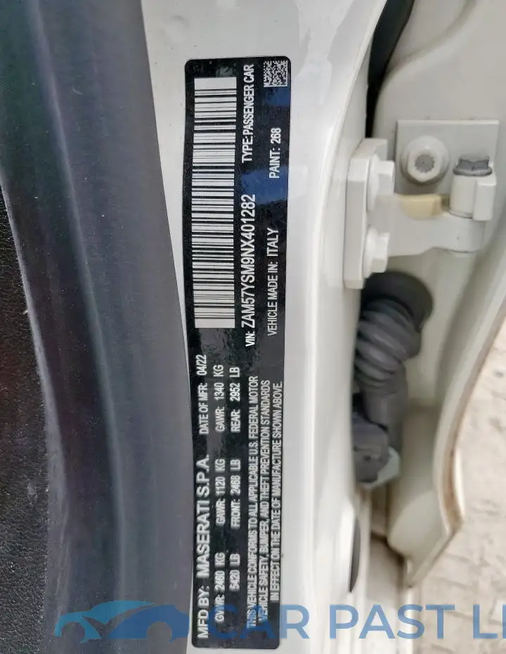 ZAM57YSM9NX401282# 12