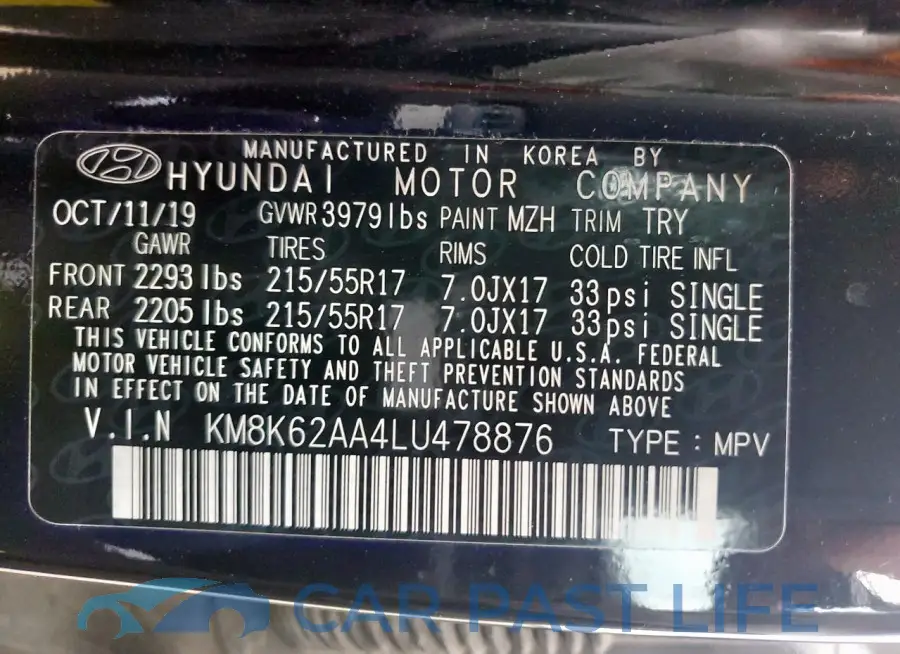 KM8K62AA4LU478876# 12