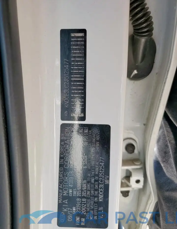 KNDCE3LC2J5125477# 12