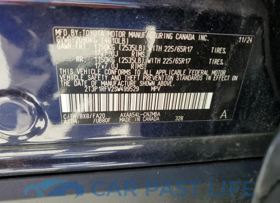 2T3P1RFV2SW499529# 13