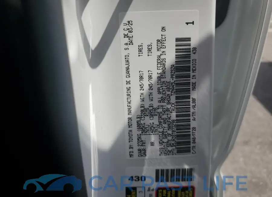 3TYLB5JN3ST073298# 12