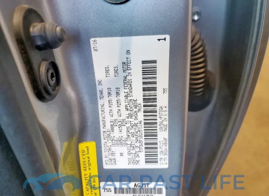 5TFDW5F10GX571146# 12