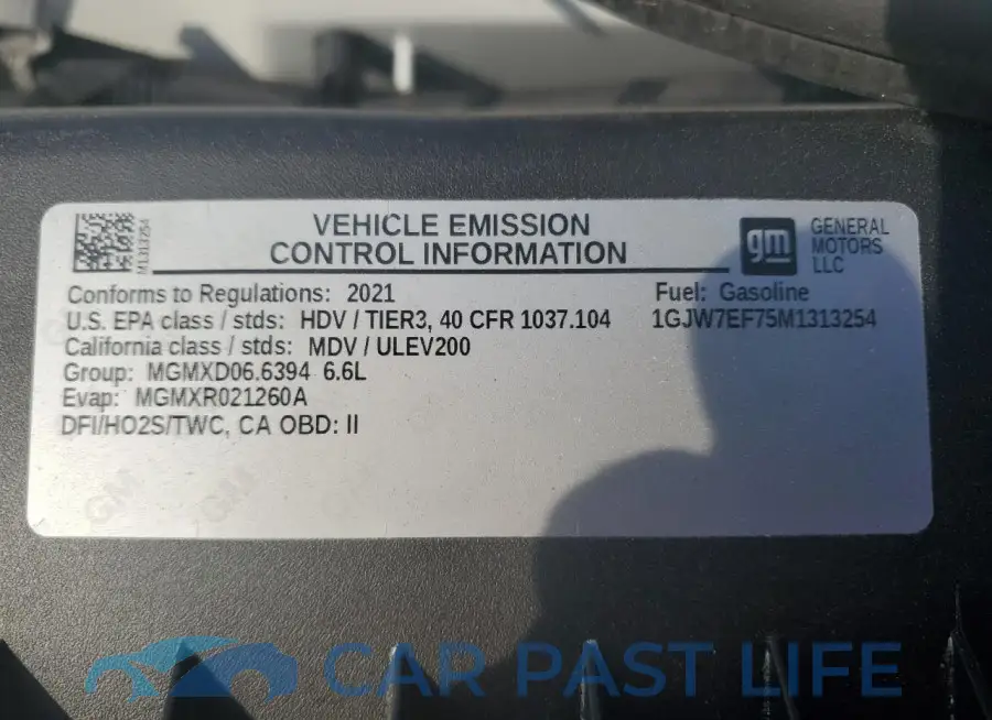 1GJW7EF75M1313254# 13