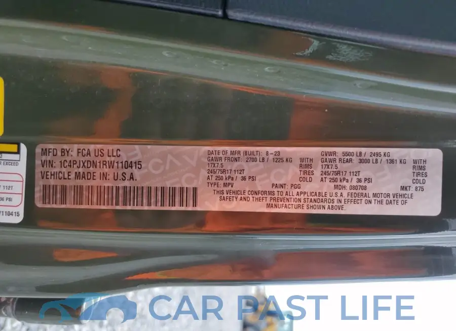 1C4PJXDN1RW110415# 12
