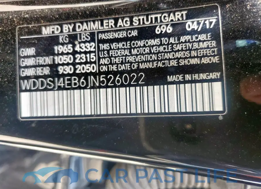 WDDSJ4EB6JN526022# 13