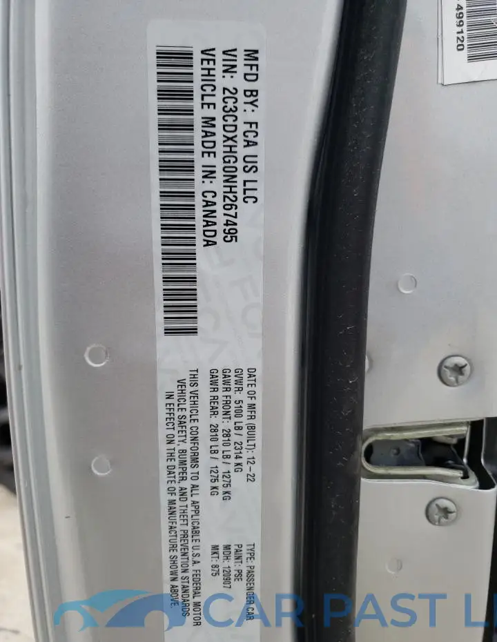 2C3CDXHG0NH267495# 12