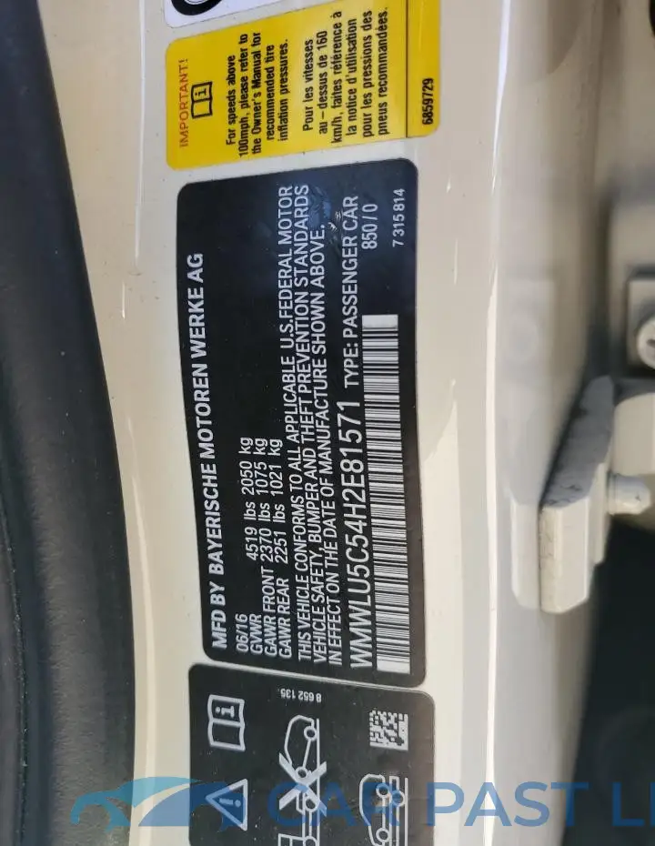 WMWLU5C54H2E81571# 13