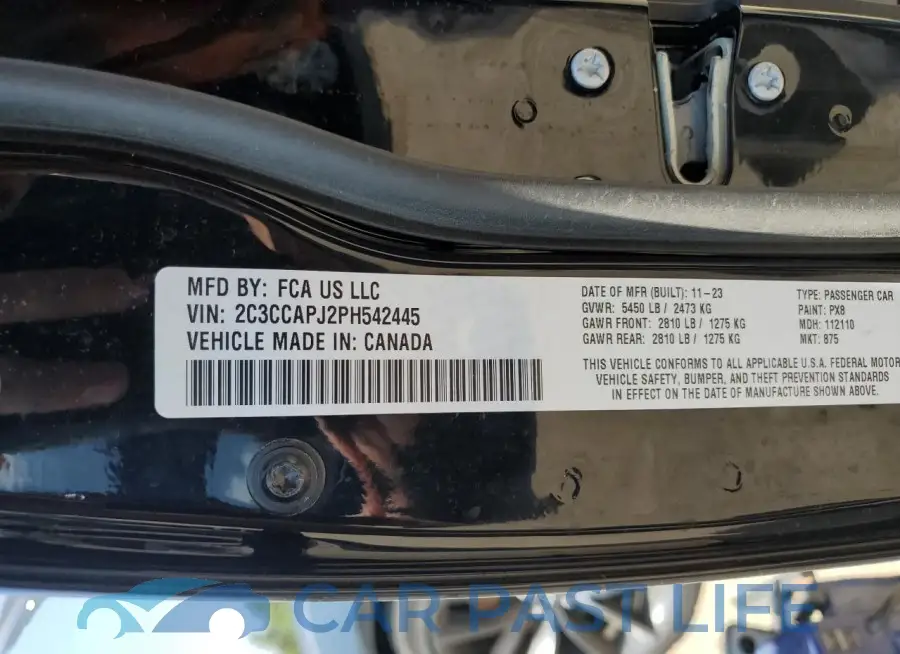 2C3CCAPJ2PH542445# 12