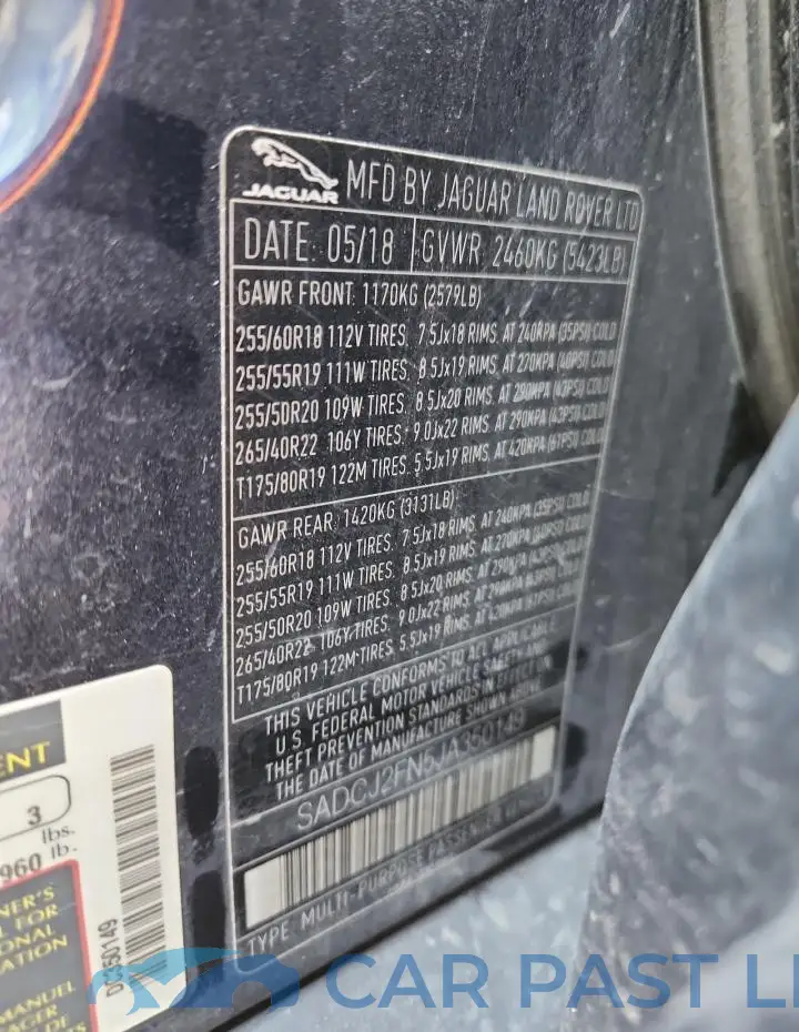 SADCJ2FN5JA350149# 13