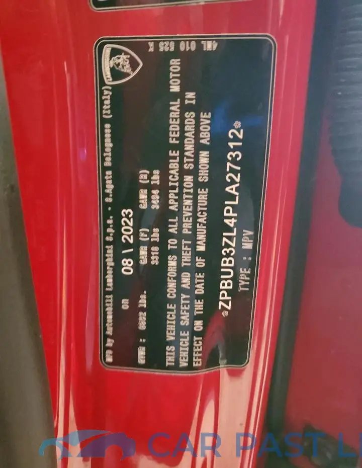 ZPBUB3ZL4PLA27312# 13