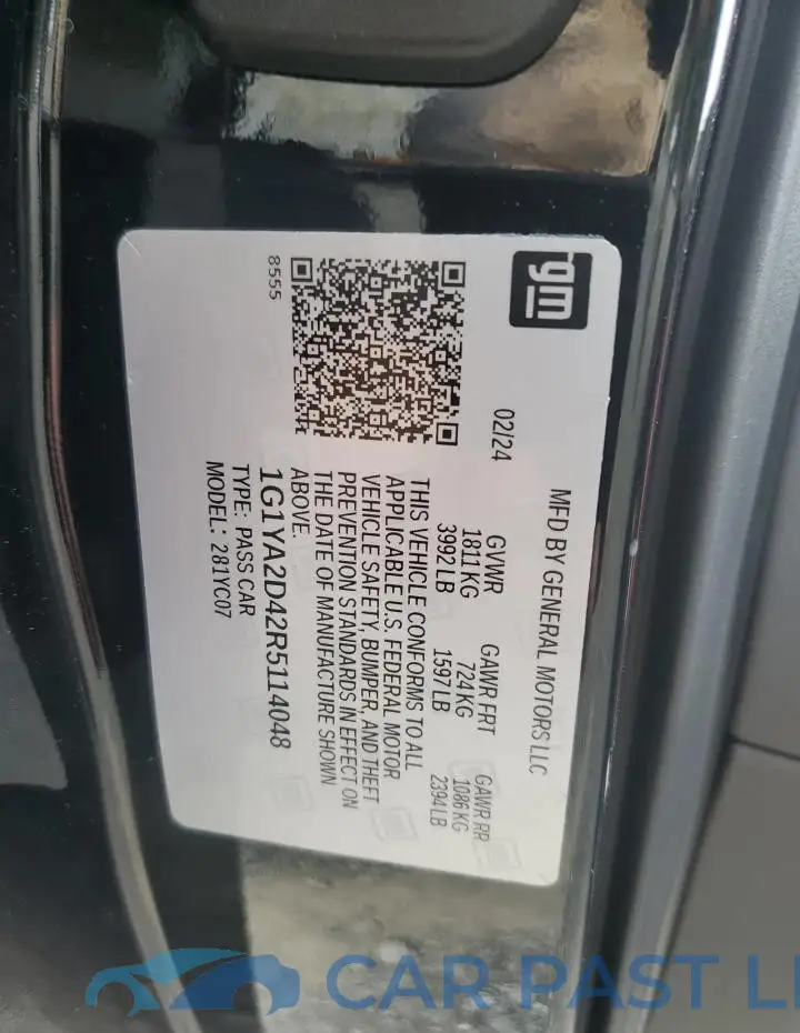 1G1YA2D42R5114048# 12