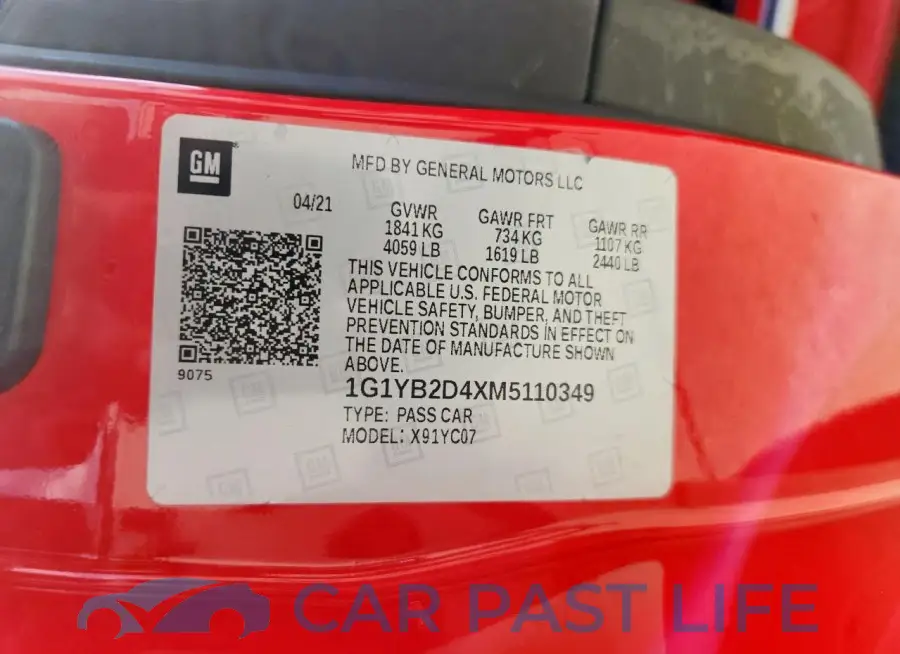 1G1YB2D4XM5110349# 13