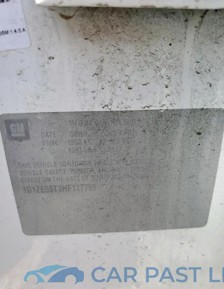 1G1ZE5ST3HF117795# 12
