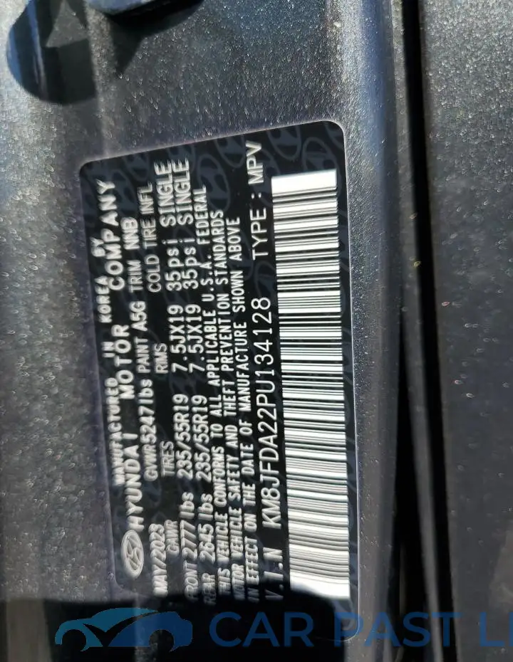 KM8JFDA22PU134128# 14