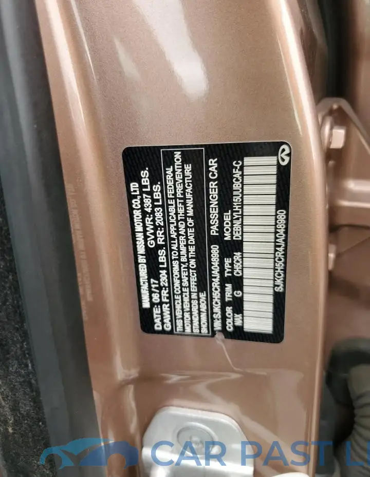 SJKCH5CR4JA048980# 13