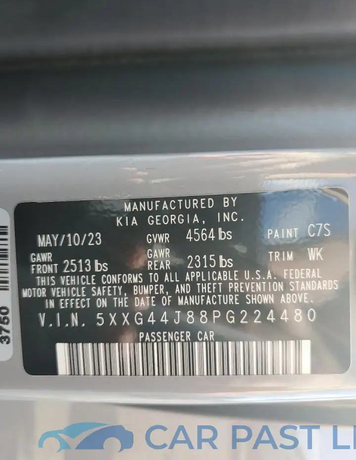 5XXG44J88PG224480# 12