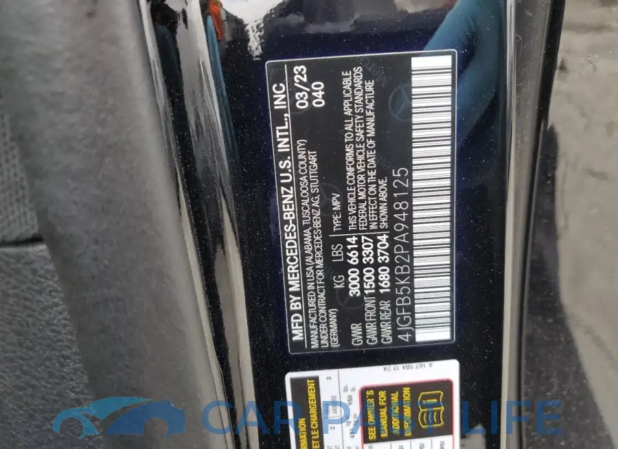 4JGFB5KB2PA948125# 13