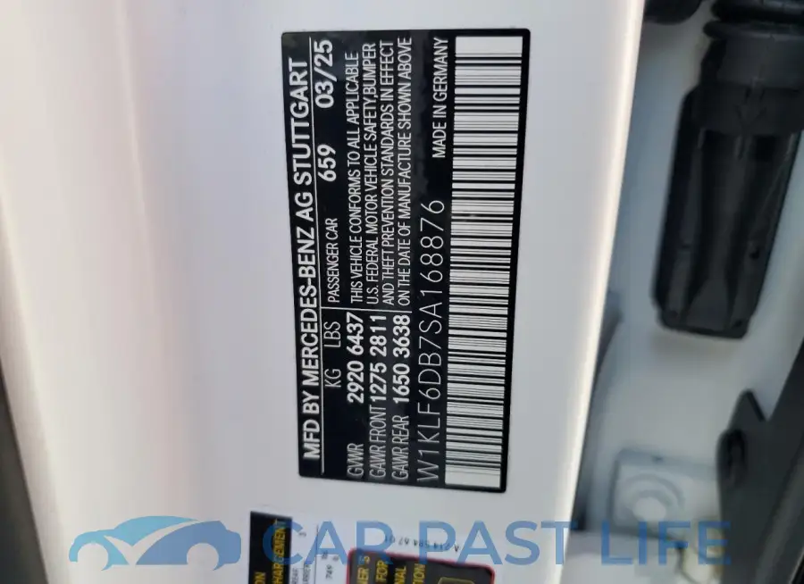 W1KLF6DB7SA168876# 12
