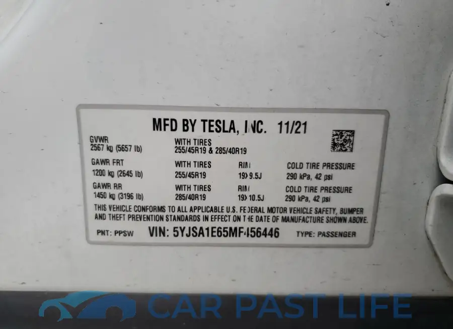 5YJSA1E65MF456446# 12