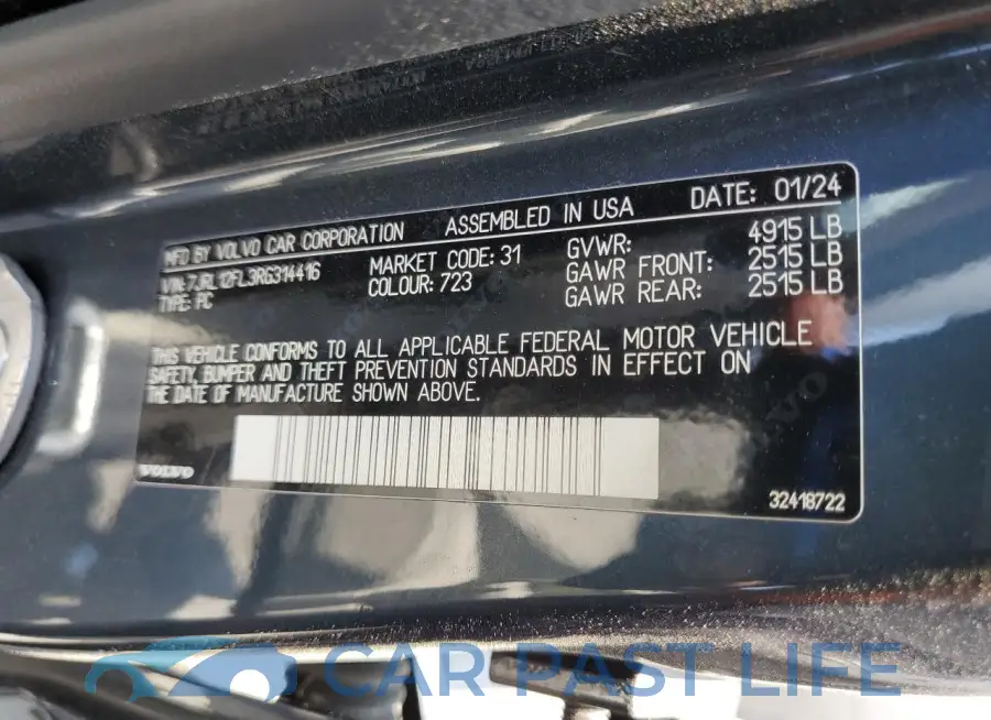 7JRL12FL3RG314416# 12