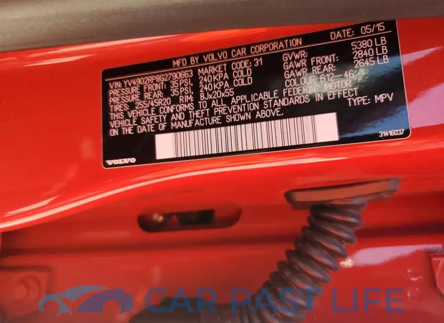 YV4902RP8G2790663# 13