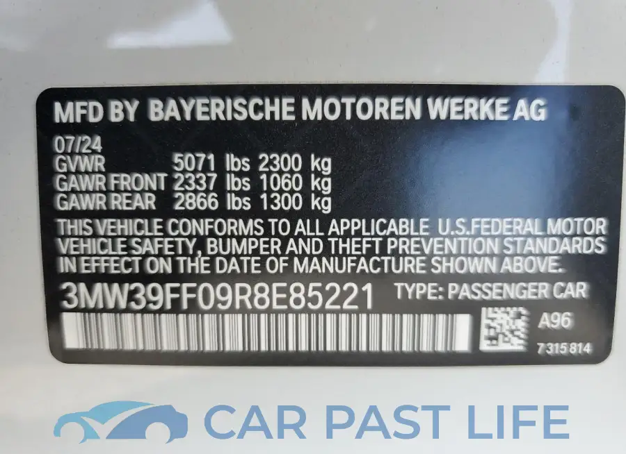 3MW39FF09R8E85221# 13