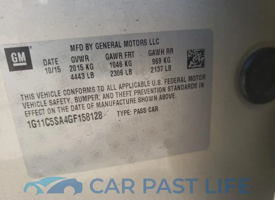1G11C5SA4GF158128# 12